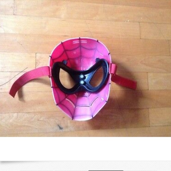 Hasbro Spider-Man Mask Black & Red 11 X 10 - Picture 3 of 4